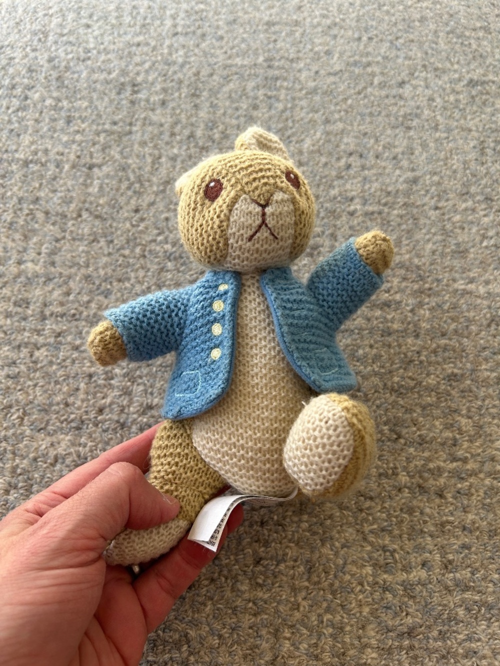 Gund - The world of Beatrix Potter Knit Peter Rabbit stuffy toy